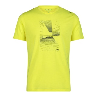 CMP Freizeit-Wander-Tshirt (Merinowolle) gelb Herren